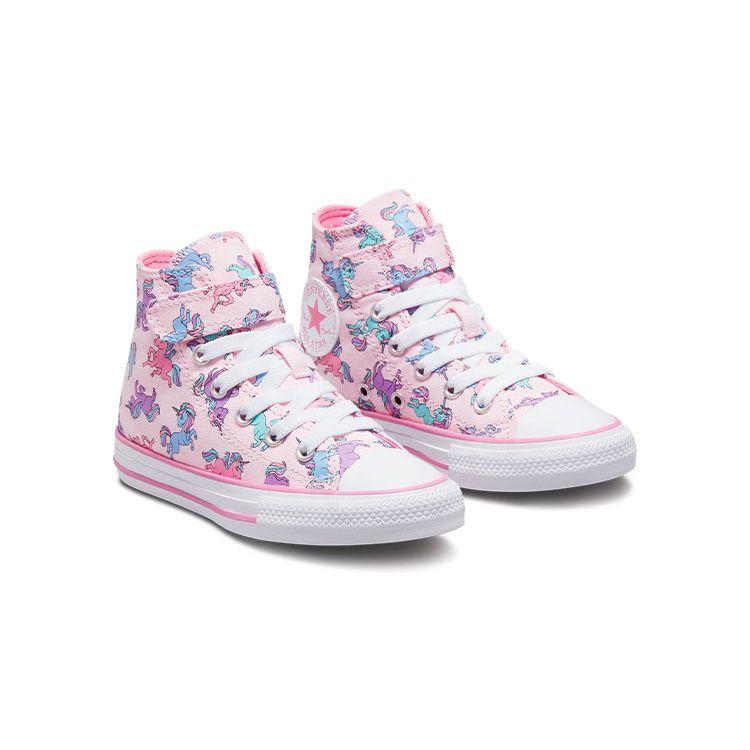 Converse All Star Durable High Top Canvas Shoes Kids Sneakers Pink Blue A01673C
