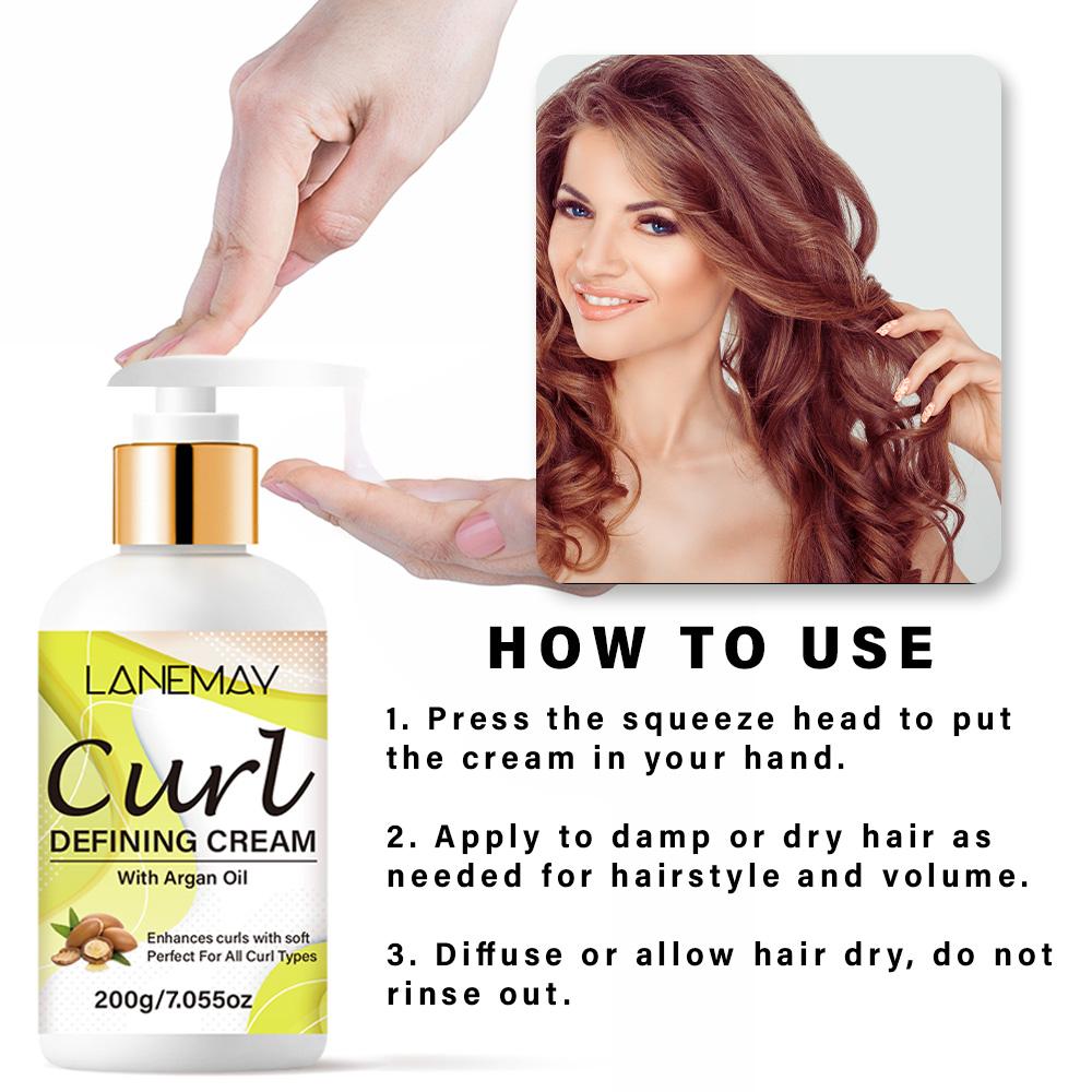 Curl Defining Cream-Conditions, Moisturizing, Controls Frizz-Suitable For All Hair Types, 200ml