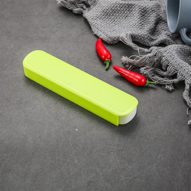 Universelle Tragbare PP Reise Geschirr Aufbewahrungsbox Etui Lebensmittelqualität Essgeschirr Küche Gabel Löffel Box Für Kind Schule Besteck