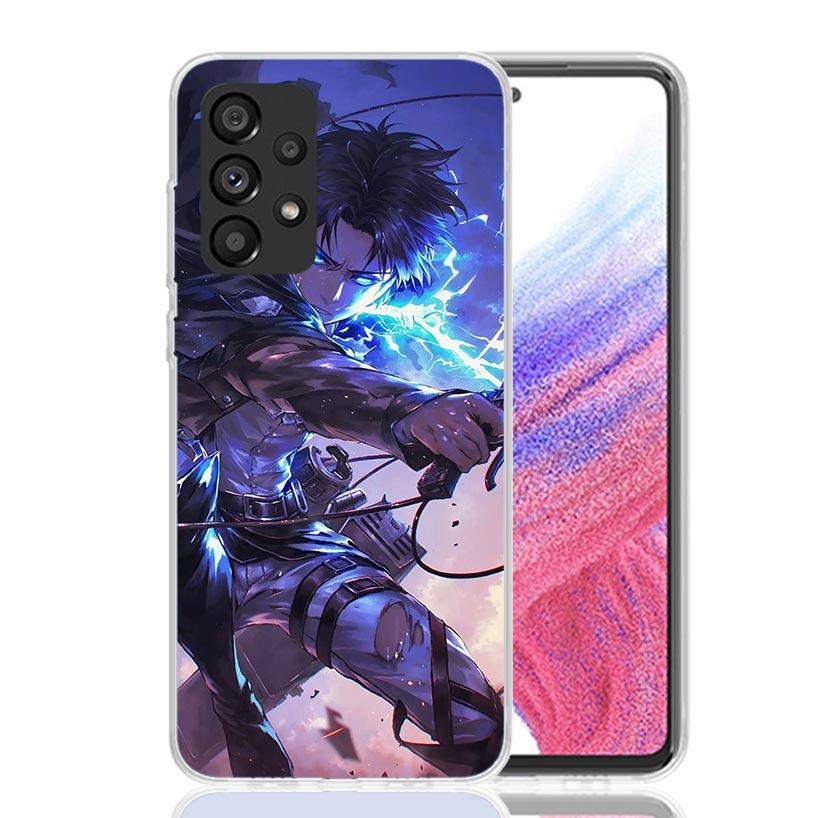 A-Attack on T-Titan Levi Phone Case For Samsung Galaxy A17 A16 A14 A15 A13 A57 A56 A54 A55 A53 A37 A36 A34 A35 A33 A26 A24 A25 A