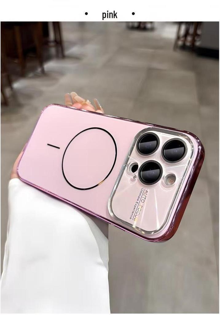 Compatible with iPhone 17 PRO MAX: Slim magnetic ring case with laser window, fits Apple 16 and provides durable protection.