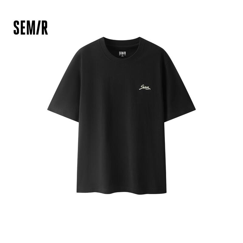 

Semir Men s 2025 Summer Color-block Letter Print T-shirt M