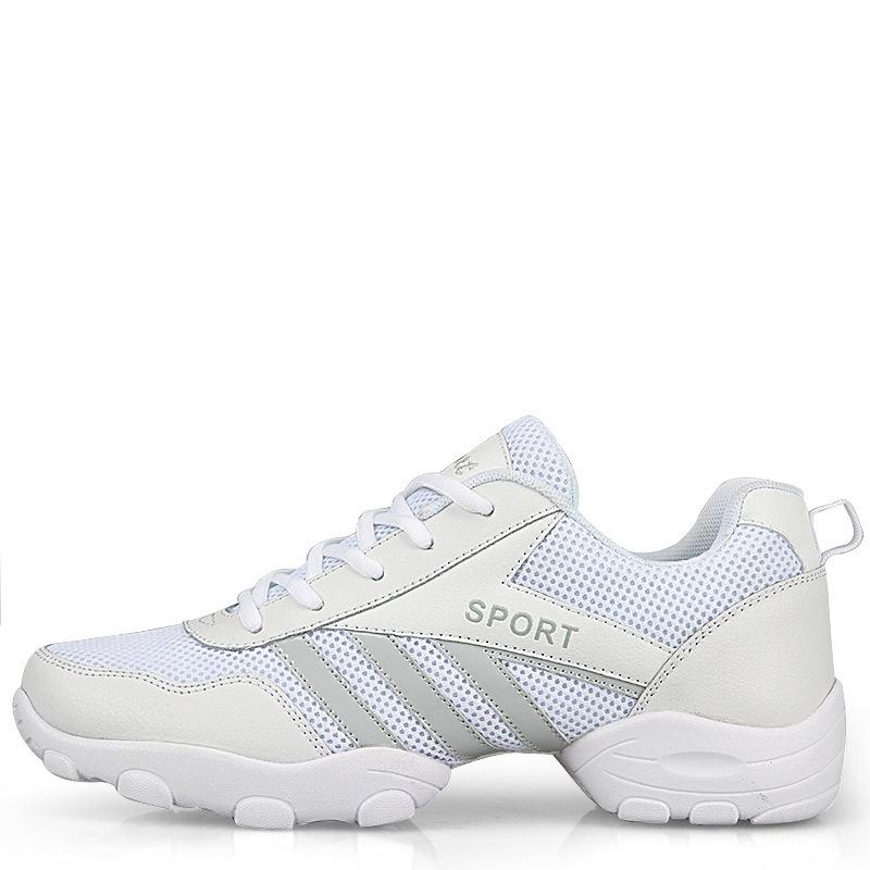 New Soft Sole Men Sports Anti-skid Square Dance Shoes Sneakers Net Jazz Shoe Fitness Team Performance Shoes