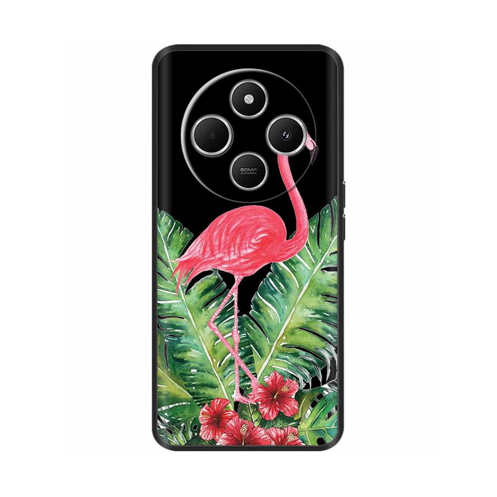 Luxury Painted Case For Redmi 14R 5G Soft Black Silicone Bumper Back Cover for Xiaomi Redmi 14R 14C Cases Funda Shockproof Shell