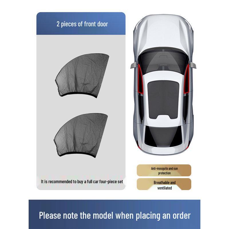 Car Window Mosquito Net: Sun Shade Curtain for Insect Protection and Privacy