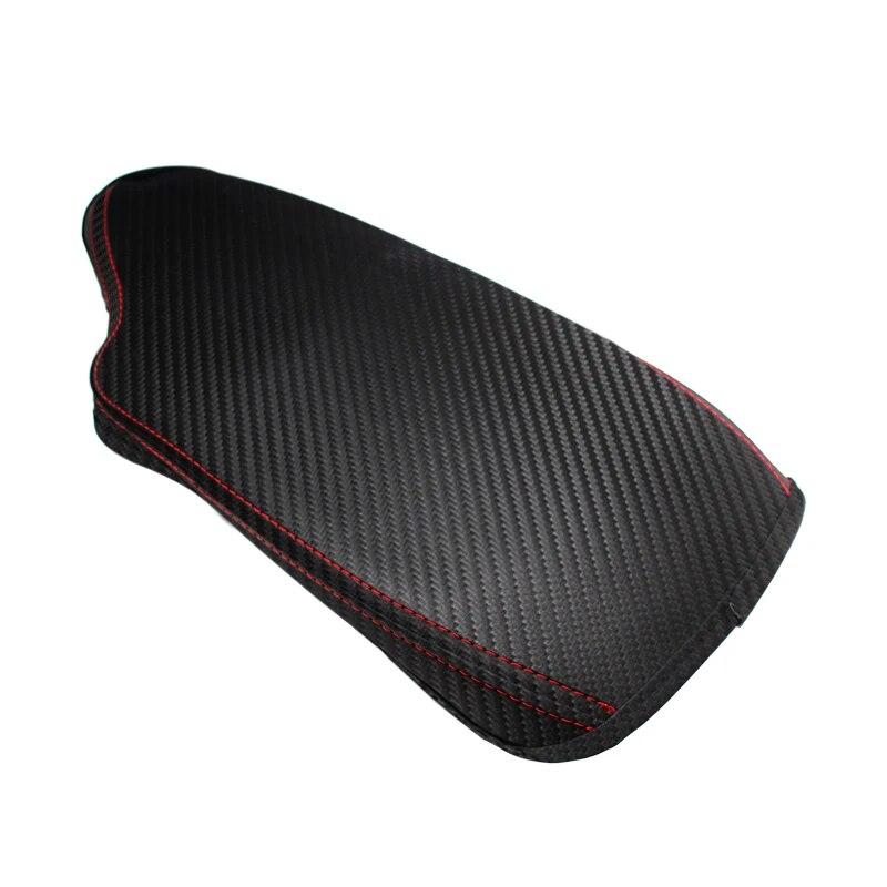 Capa de Apoio de Braço Central em Couro com Textura de Carbono Macio Para BMW Série 3 F30 2013 - 2017 2018 Acabamento da Capa da Caixa de Apoio de Braço de Controle Central do Carro