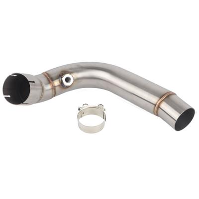 Motorcycle Exhaust Mid Pipe 48.5mm Stainless Steel Replacement for CBR600RR F5 2005‑2018