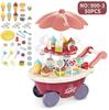 Childrens Ice Cream Cart Play Set With Sound Light Effects For Kids Ages 3 To 6