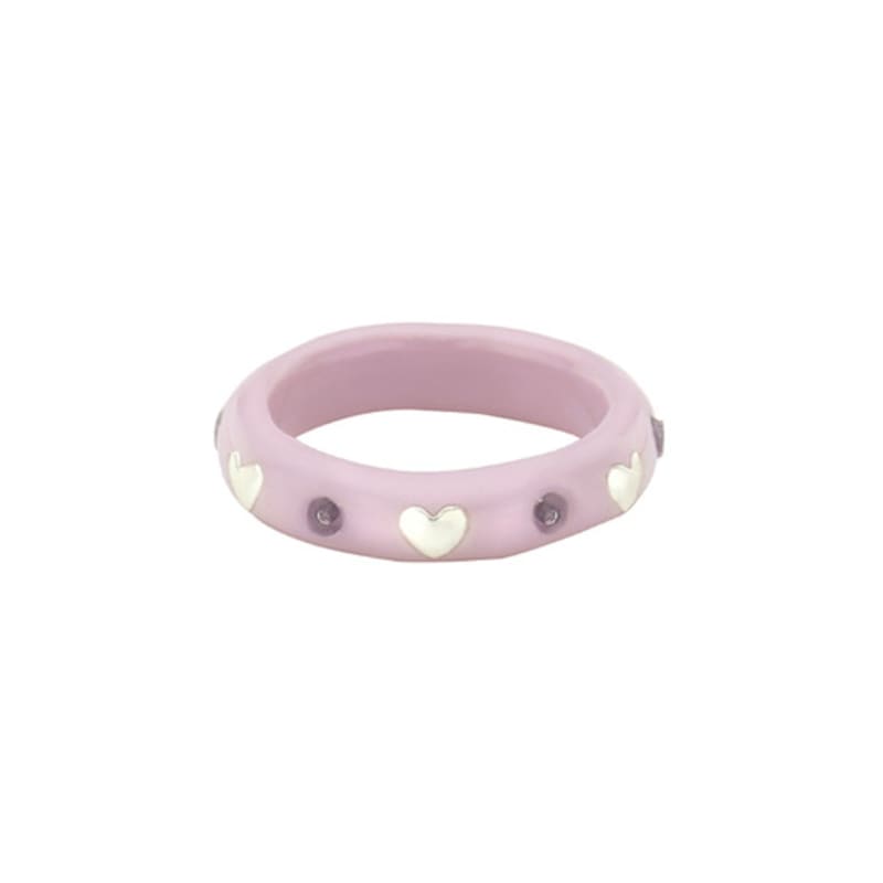 nff heart surrounding ring-pink