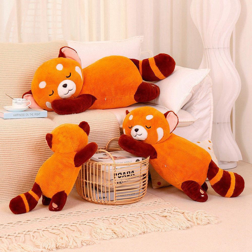 Plush Raccoon Toy Cartoon Stuffed Animal Doll Children Bedroom Decor Kids Gift