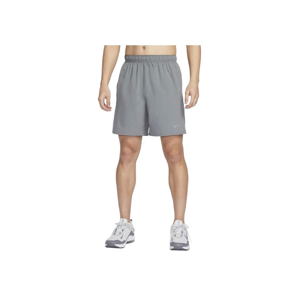 Nike Solid Color Logo Drawstring Shorts Men Bottoms Silver DV9345-084