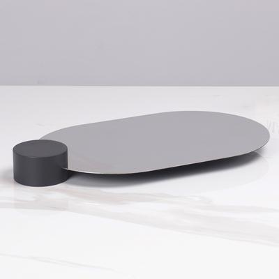 Nordischer Minimalistischer Tablettspiegel Edelstahlblech Schmuckaufbewahrungstablett Musterzimmer Verkaufsbüro Heimdekoration Ornamente