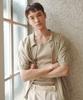 KNITTED Linen Sci-Fi Knit Shirt Sage Green