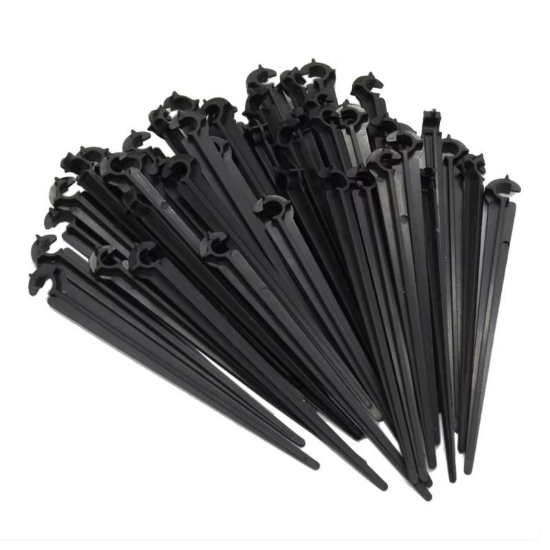 Outdoor Anti-Falling Net Straight Hooks Plastic Leaves Twigs Branches Drain Protector Adjustable Garden Gutter Guard Mesh Cover