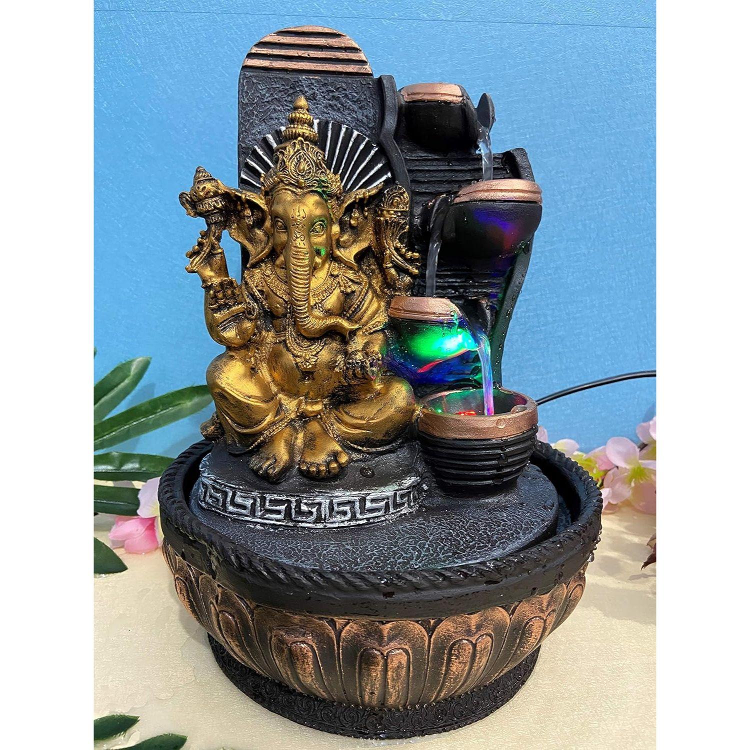 

Столешница из полирезины, комнатный/уличный водопадный фонтан со светодиодной подсветкой, домашний декор, украшение, подарочные товары