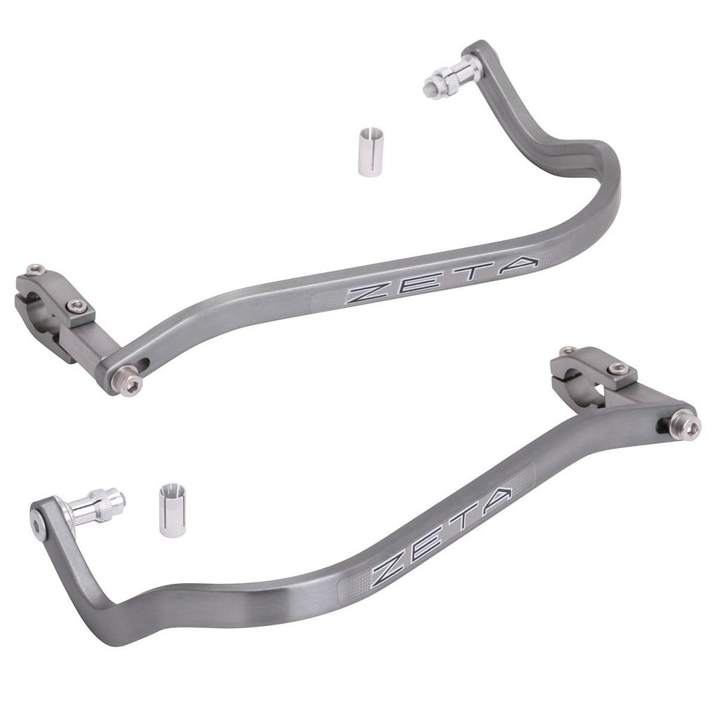 ZETA RACING For standard diameter bars Compatible handlebar inner diameter Armor hand guard bend titanium color high rigidity aluminum alloy