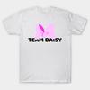 Heren Zwart Print T-shirt Team Daisy No-Cut Transferpapier Print Katoenen T-shirt