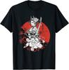 Japanese Animation Anime Geisha Kyoto Girl W Katana Sword T-Shirt