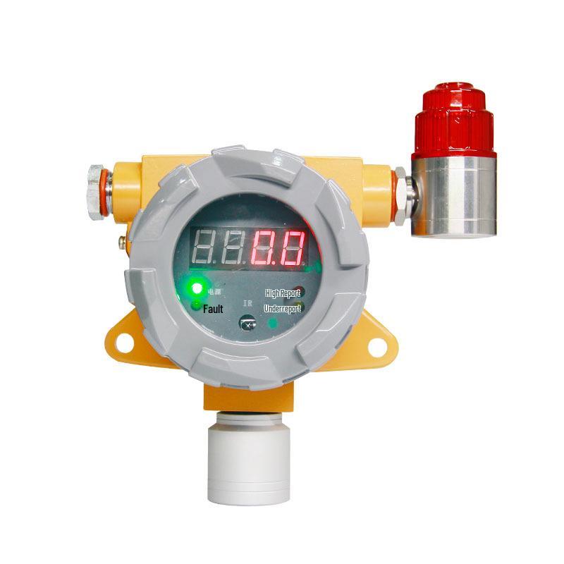 Explosion-Proof Industrial Gas Detector: Detects Combustible, Toxic Gases, Hydrogen Sulfide, Ammonia, and Oxygen Levels.