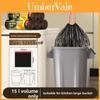 Household Heavy Duty Drawstring Trash Bags With Thick Pe Material For Kitchen Use