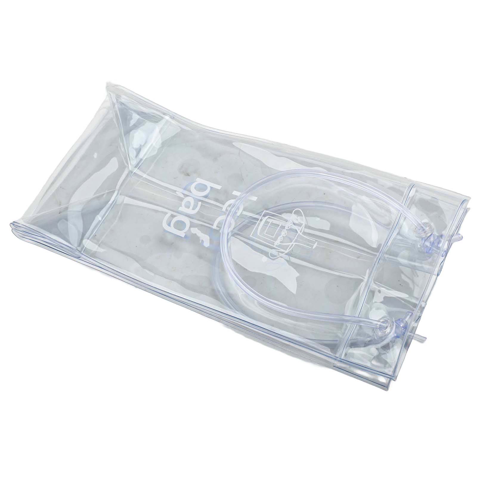 

Portable Ice Wine Bag Cooler Made from Transparent PVC with Handles for Bottle Cooling and Convenient Transportation Anywhere China Mainland