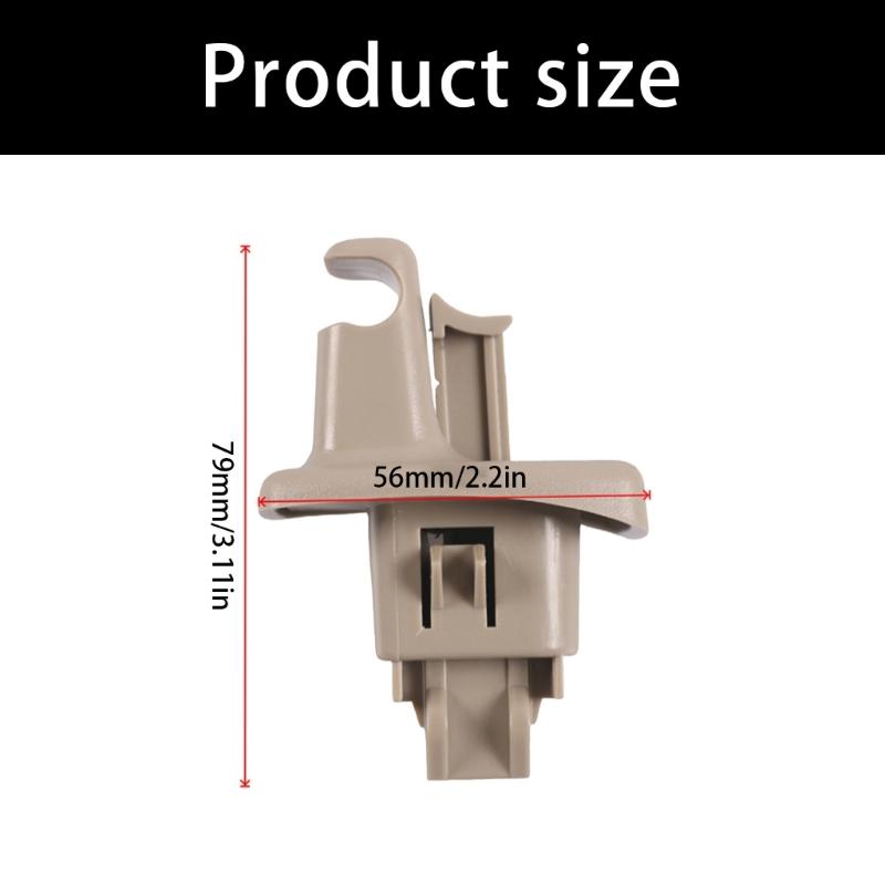Precise Fit Sun Visors Clip Holder High Strength ABS Construction For Select Car Models Secure Antislip Design Easy Snap Installation