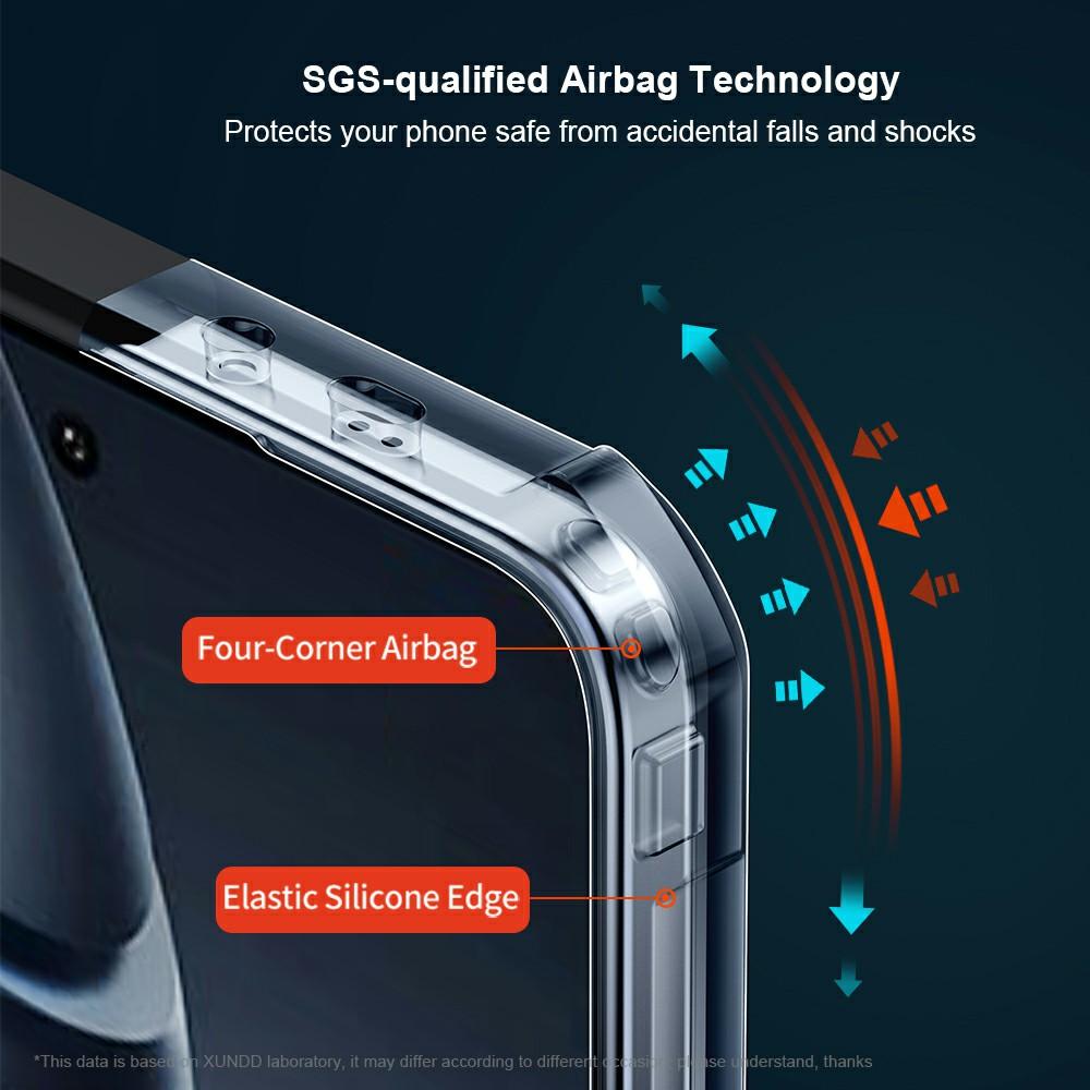 

XUNDD For Xiaomi 14T Pro Case Drop-proof TPU+Acrylic Clear Back Phone Cover Style A