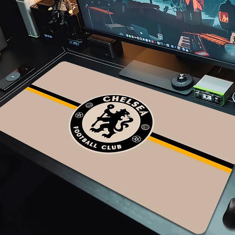 Chelsea Football Club Print Cushion Non-slip Laptop Tablet Big Mousepad XXL Mat Mini PC Playmat With Lock edge