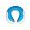 U-Shaped Memory Foam Neck Pillow with Cooling Gel, Perfect for Office, Travel, and Neck Support.