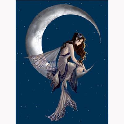 Volledige Diamond Painting Diy Diamond Mozaïek Diamond Painting Strass Maan Prinses