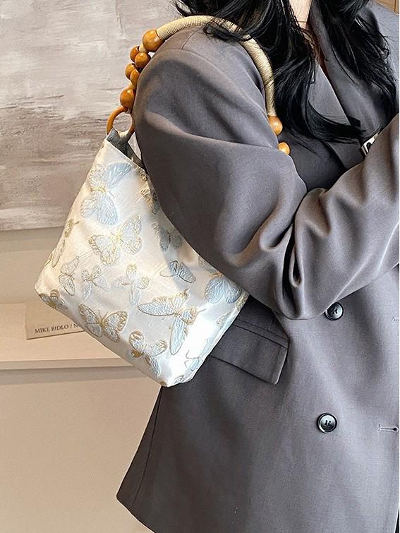 Summer Butterfly Chic Women's Underarm Tote Handbag 2025 National Tide Edition