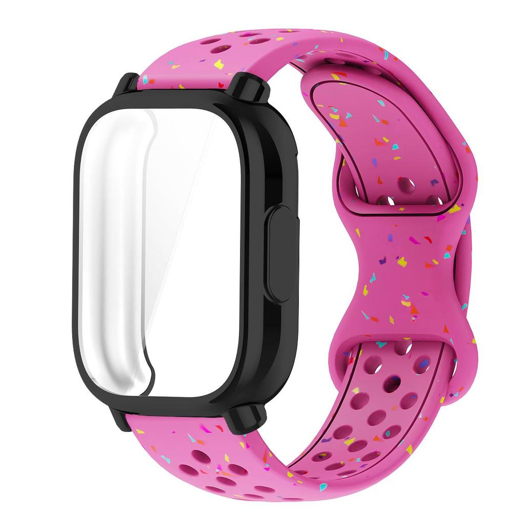 Řemínek+Pouzdro Pro Xiaomi Redmi Watch 5 active 5 Lite Ochranný Kryt Celý Displej TPU Měkký Kryt a Silikonový Prodyšný Sportovní Pásek