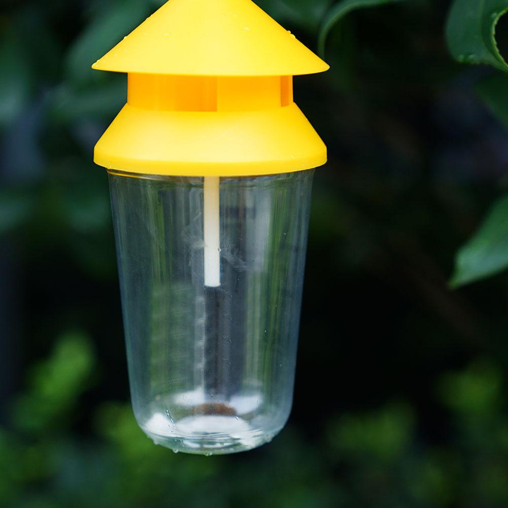 Fruit Fly Trap Reusable Trap Fly Trap Pest Control Effect 9.5 Family Orchard To 20 Obvious cm Easy x Use Farm N2W1