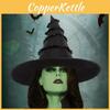 Hat Witch Halloween With Ruffled Lace Edge For Cosplay And Decorations Party