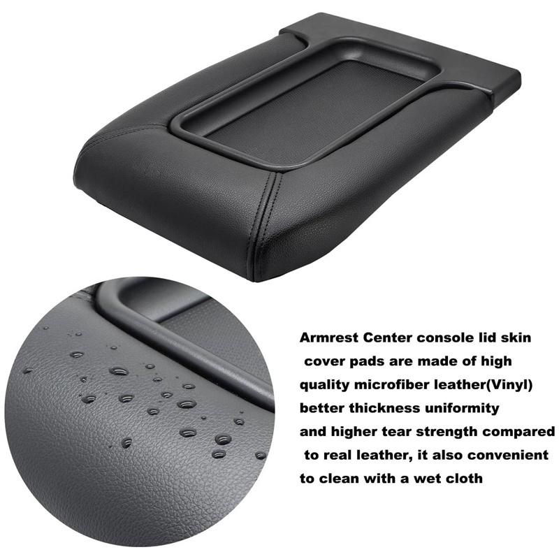 Car Armrest Box Center Console Lid Leather Armrest Cover For Cadillac GMC Vehicles 19127364 Interior Accessories