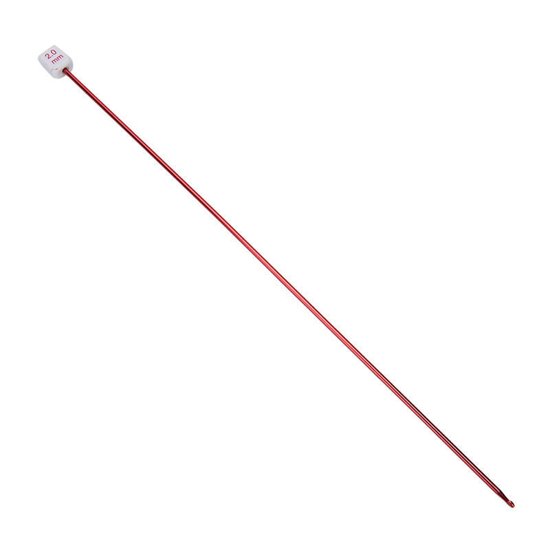11ks 10,6" vícebarevné hliníkové tuniské / afghánské háčkovací jehly 2-8 mm