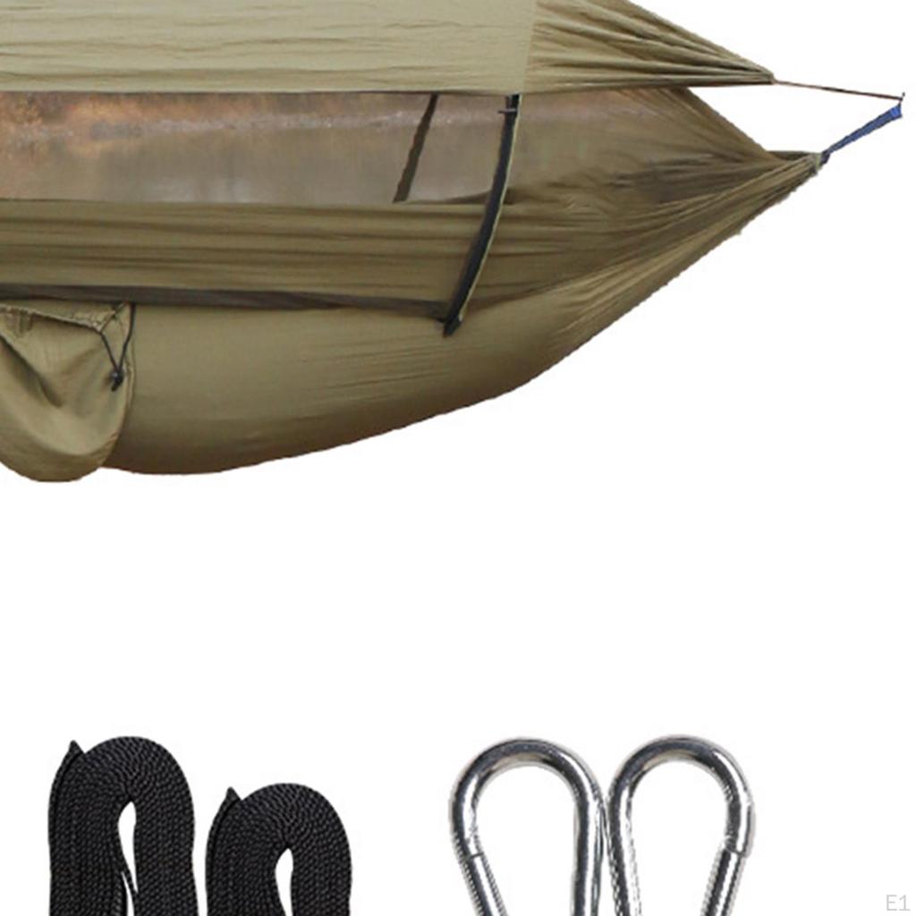 Camping Hammock Hanging Ultralight Versatile with Net Tree Straps Portable for Backyard Yard