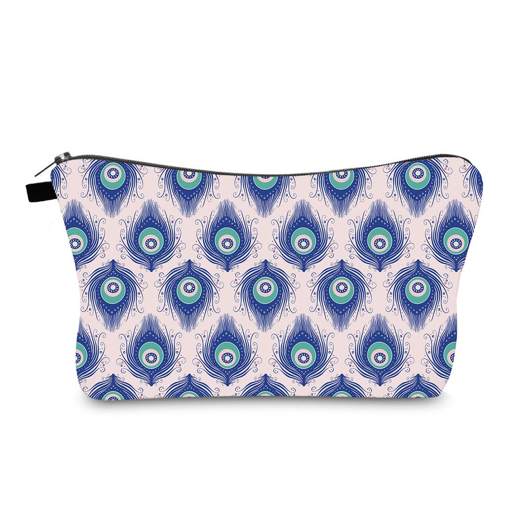 Evil Eyes Print Pattern Portable Women Travel Storage Bag Toiletry Organize Cosmetic Bag Waterproof Female MakeUp Bag