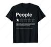 People One Star Rating Would Not Recommend Funny Introverts T-Shirt Sleeves Cotton Tee Shirt Leisure Comfortable Tops
