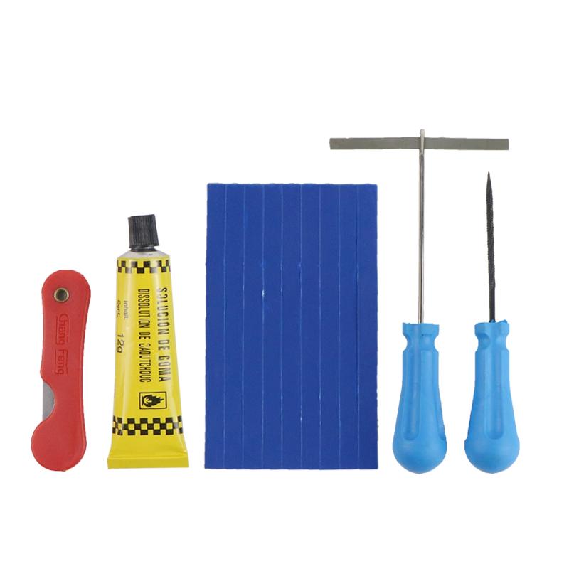 Electric Tire Repair Kit - Tubeless Motorcycle & Car, Vulcanized Rubber Strips