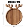 Appetizer Platter Decorative Christmas Tray Dessert/Snacks/Fruit/Cookies Wood Serving Platter Charcuterie Board Kitchen Supplies