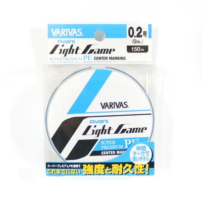 Varivas PE Line Light Game Super Premium CenterMark 150m PE 0,2 5lb 5554