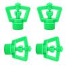 10PCS G1/2 Male Thread Irrigation Sprinkler 360 Degree Lawn Sprinkler  Garden Lawn Irrigation