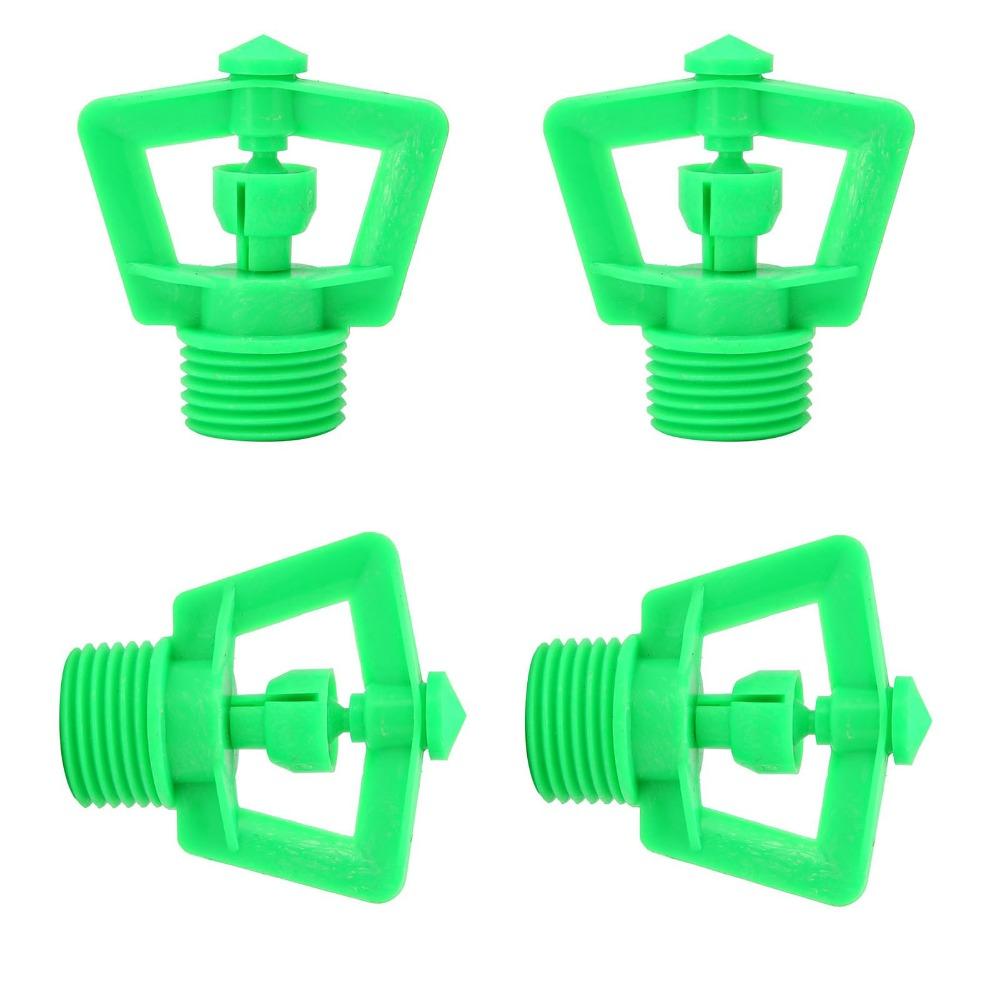 10PCS G1/2 Male Thread Irrigation Sprinkler 360 Degree Lawn Sprinkler  Garden Lawn Irrigation