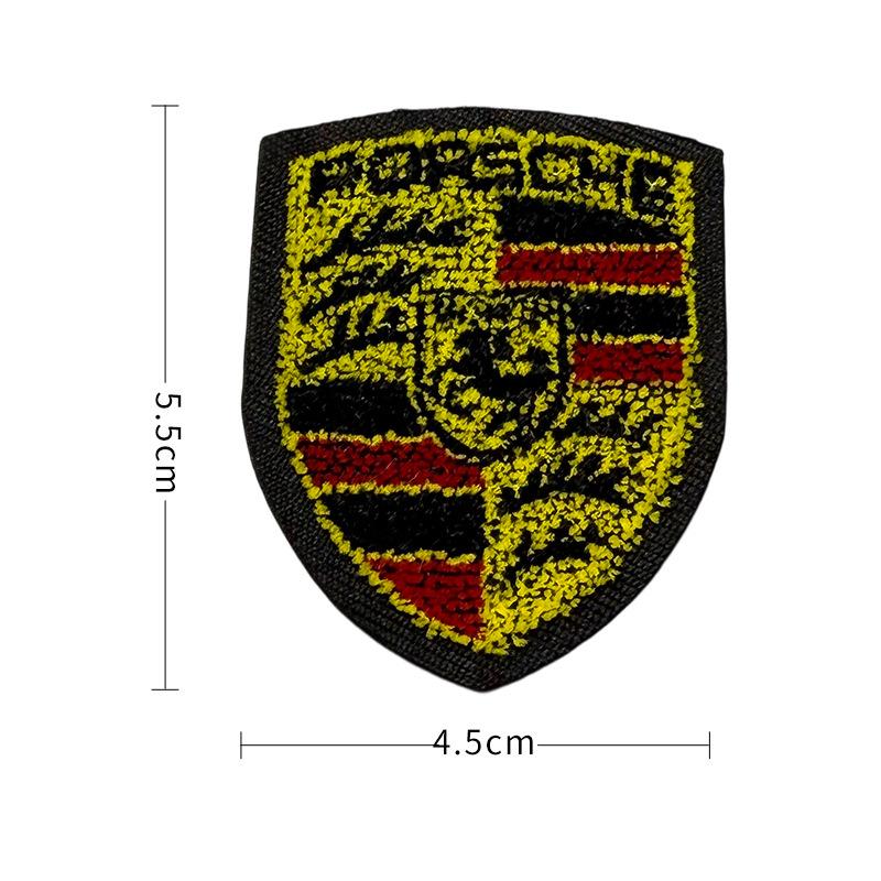 Wykwintny naszywka haftowana - Tarcza Szczoteczka do zębów: Samoprzylepna, ozdobna osłonka na naklejkę, bez szycia