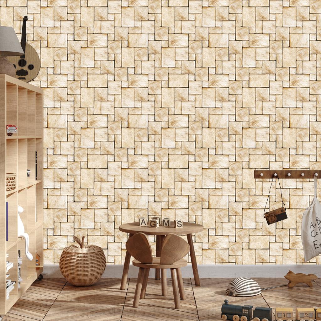 Brick and Stone Wallpaper for Living Room and Bedroom 50x1000