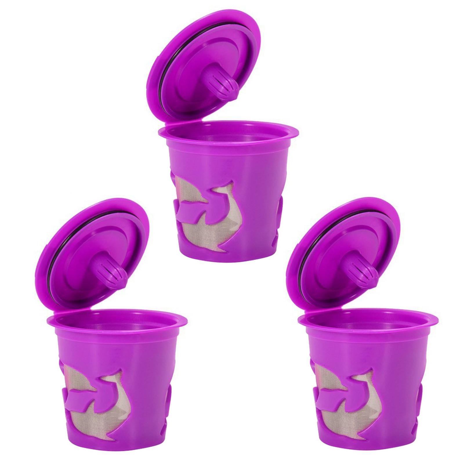 

Многоразовая капсульная чашка для кофе, многоразовый фильтр для кофе, 4 шт. One Size фиолетовый