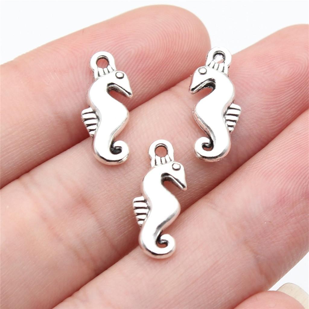 Octopus Seahorse Crab Shrimp Marine Life Charm Antique Bronze Zinc Alloy Jewelry Making Supplies Couple Style
