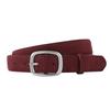 Square Buckle Suede Belt Maillard Trouser Decoration Elegant Pu Waistbands  Female/Girls