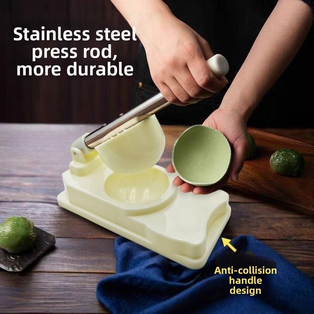 Efficient Dumpling Skin Wrapper Mold Hand Press Dough Press Maker  Restaurants